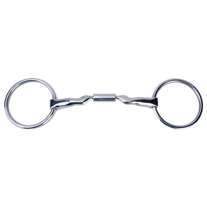 5″ Toklat Myler Loose Ring Mb 04 14Mm Stainless Steel Low Port Snaffle Mouth Bit