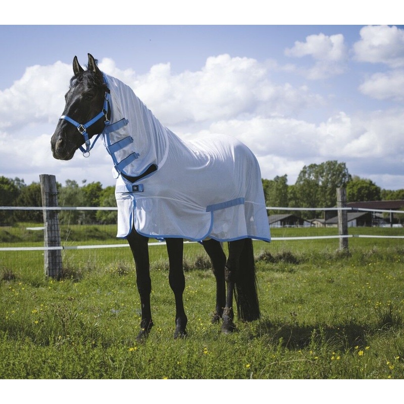Ekkia Riding World Fly Rug, Mesh Sheet,  Horse Turnout Rug, Full Neck, Summer