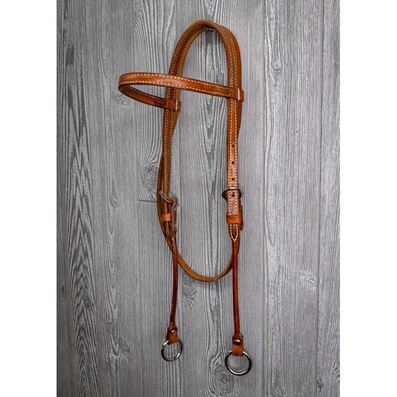 Headstall, Brow Gag 5/8″ Russet