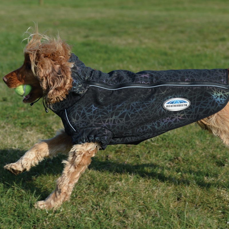 Weatherbeeta Comfitec Reflective Print Active Dog Coat