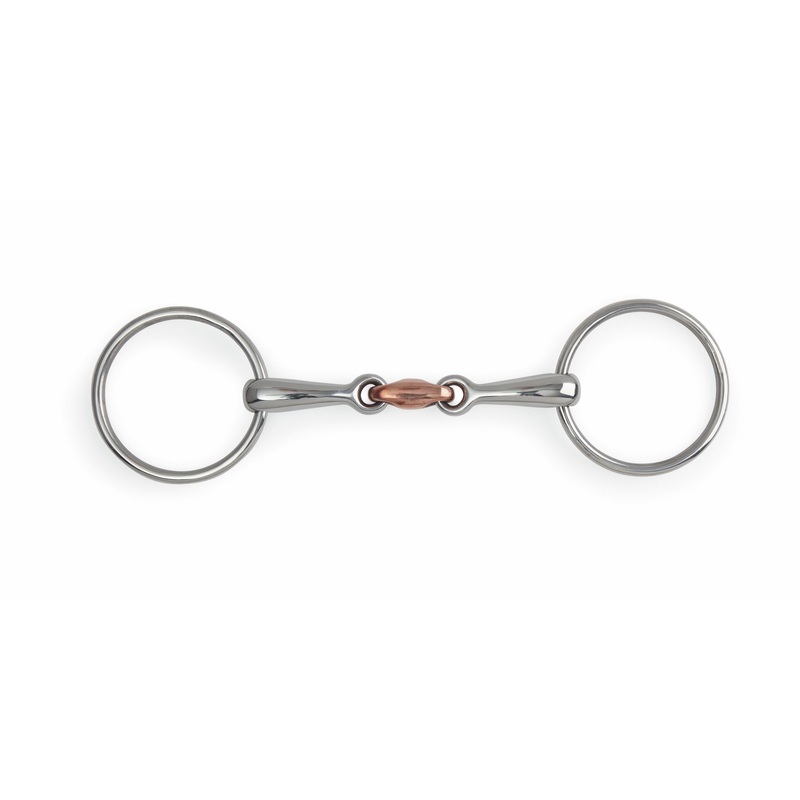 Loose Ring Copper Lozenge Snaffle