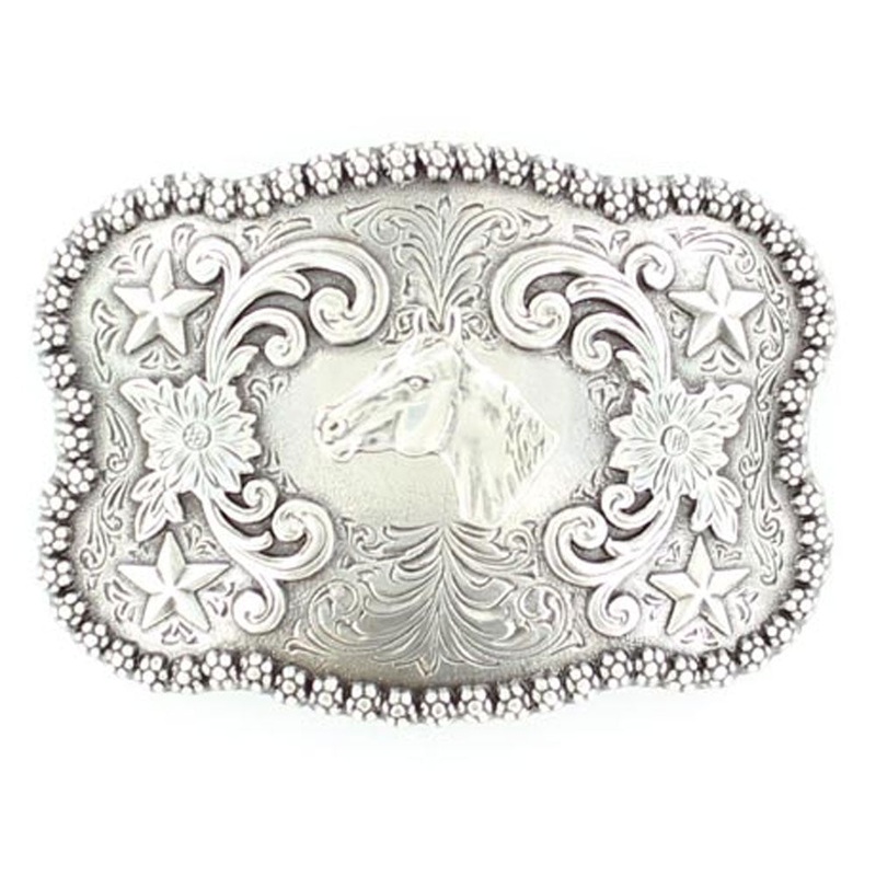 3757607 Nocona Men’s Horsehead Belt Buckle