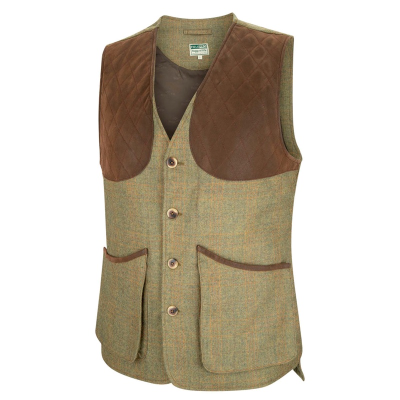 Hoggs of Fife Kinloch Men’s Technical Tweed Field Waistcoat