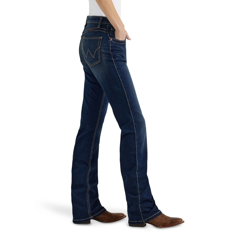 WRQ20NR Wrangler Ladies Q-Baby Ultimate Riding Jean – Dark Blue