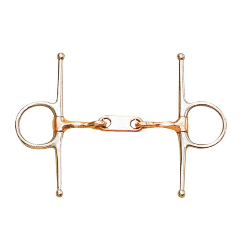 Cavalier Full Cheek Dr. Bristol Slow Twist Copper Mouth Bit