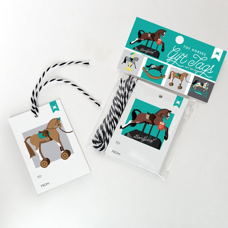 Hunt Seat Paper Co Assorted Gift Tags