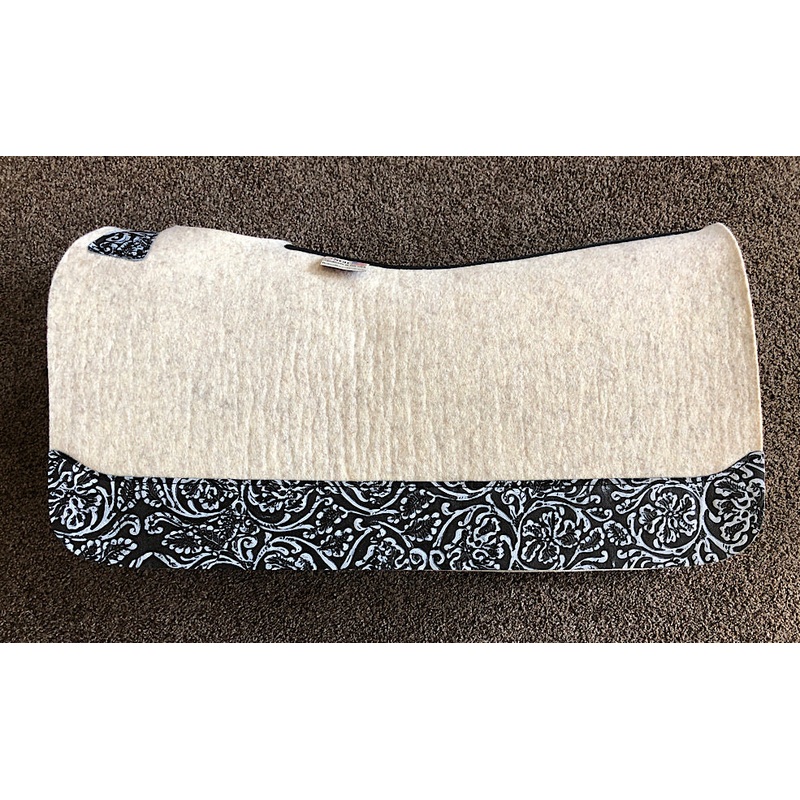 5 Star Saddle Pad Natural 7/8 inch Grey Cowboy Tool FL 30×28