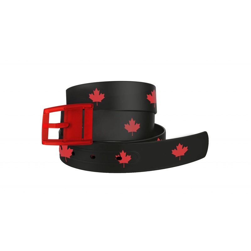 C4 Canada Black Belt with Red Buckle
