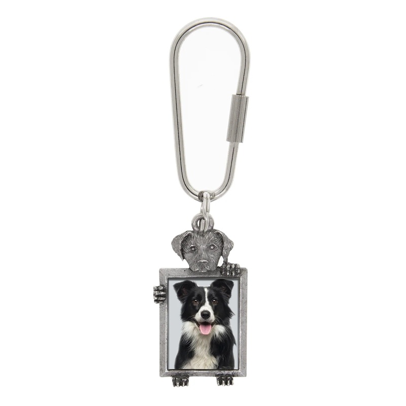 1928 Jewelry Border Collie Dog Key Chain