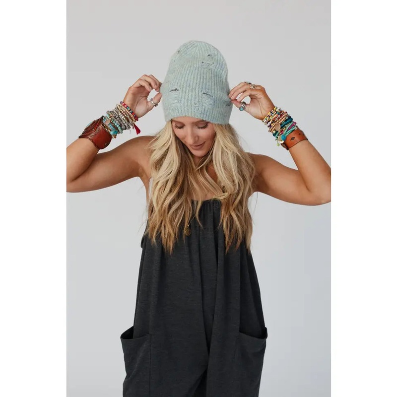Jenice Distressed Beanie