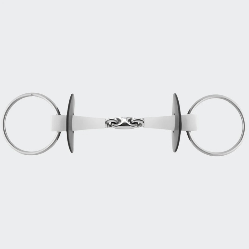 Nathe Control Loose Ring Snaffle 15mm Double Jointed With Locking Mechanism