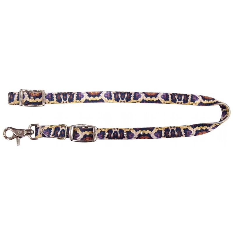 Showman  Premium Nylon wither strap with Python Print