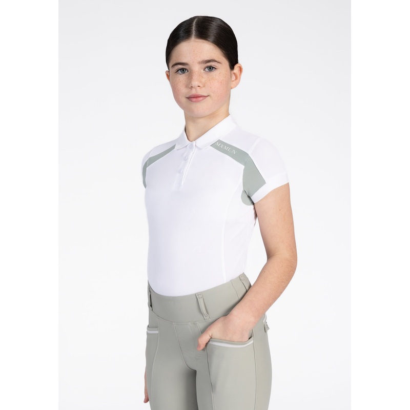 YR Aveen Polo Shirt (White/Laurel)