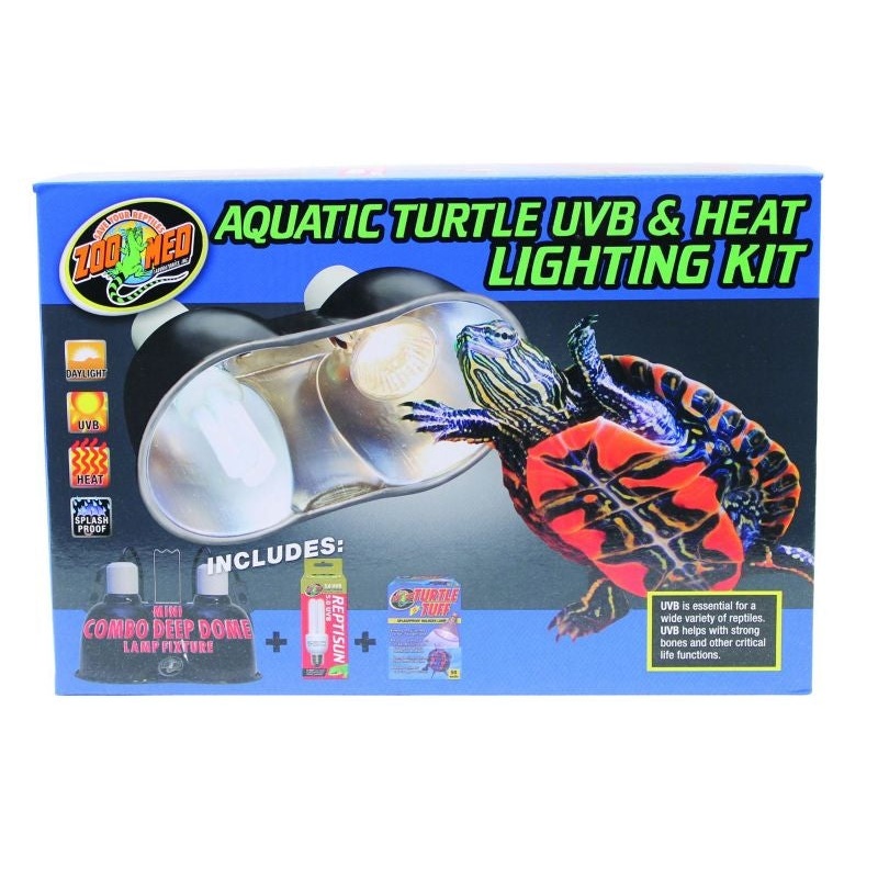 Zoo Med Aquatic Turtle Uvb & Heat Lighting Kit