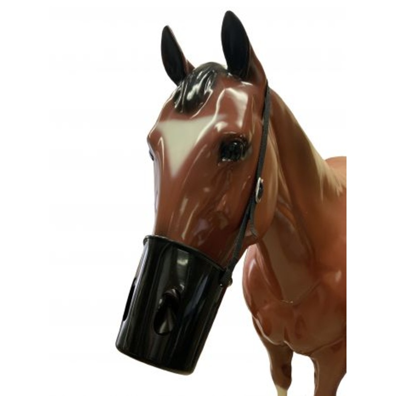 #23336: Black Plastic Muzzle with Nose & Mouth Vents