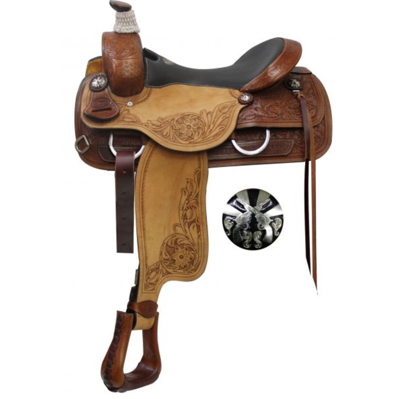 16″, 17″ Double T  Roper Style Saddle