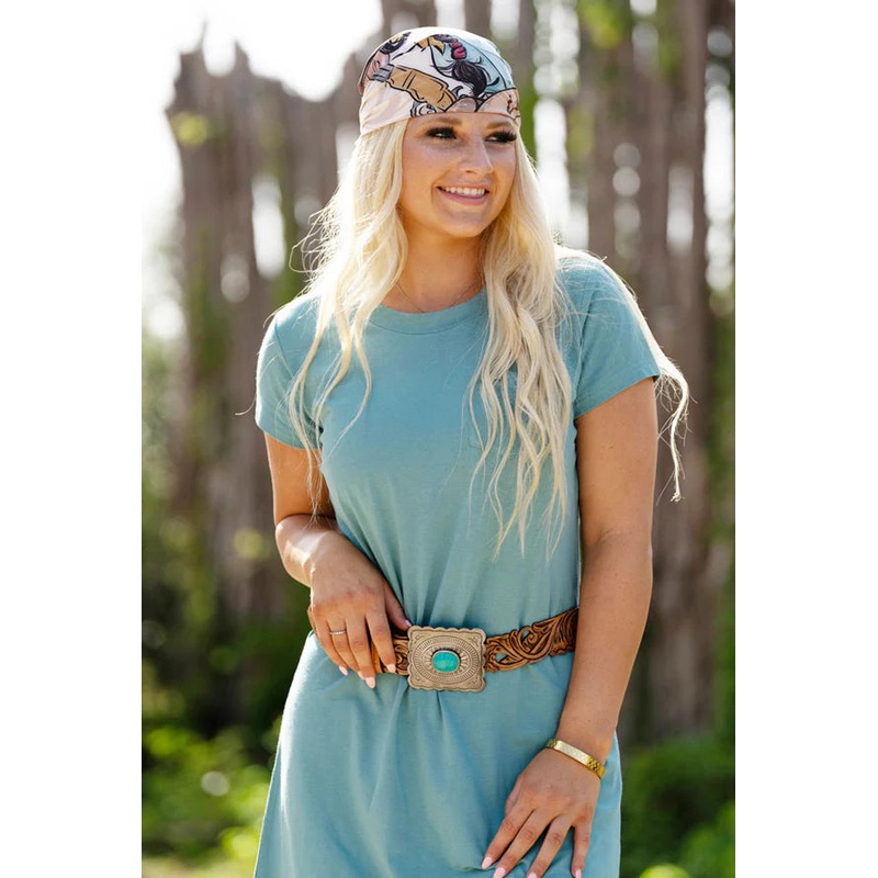“Rogue” Tan w/Filigree Cutouts Belt