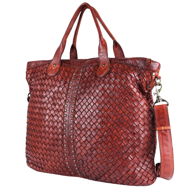 Spaghetti Western Swc187Cg Tote Vintage Handmade Drum Dyed Genuine European Cowhide Leather Women Bag WesternHandbagPurse