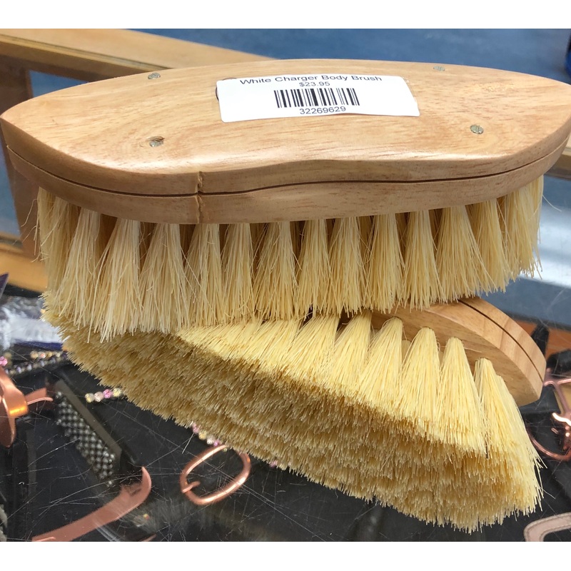 White Charger Body Brush