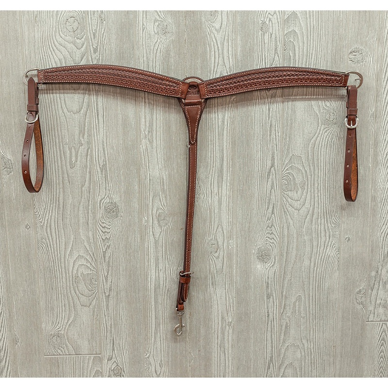 Breast colllar, running w & basket