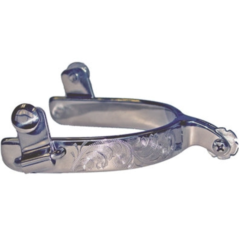Metalab Roper Spur Stainless Steel Engraved