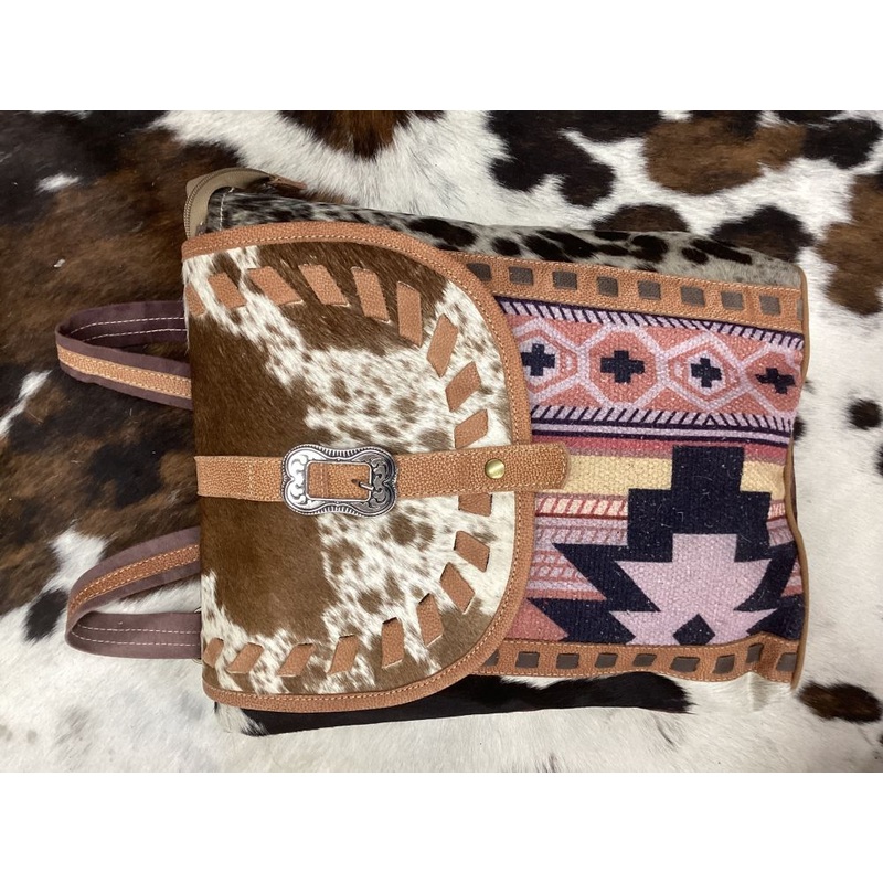Klassy Cowgirl Dusty Mauve Upcycled Backpack Bag
