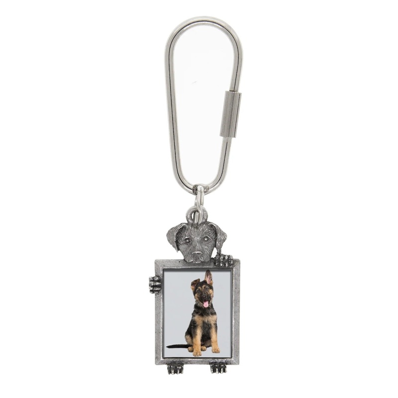 1928 Jewelry German Shepherd Puppy Key Chain