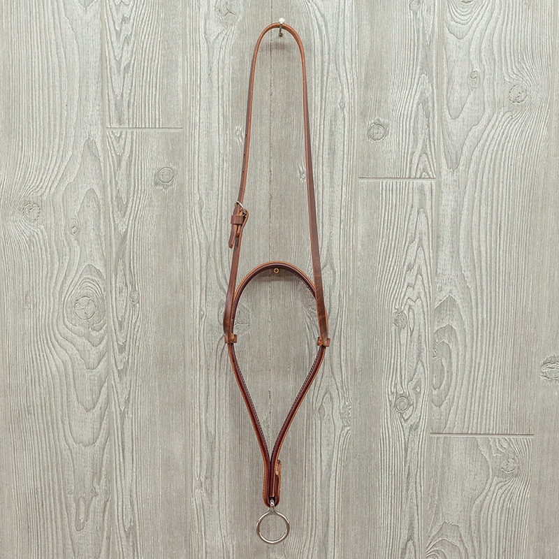 Ropers Noseband, Harness W/ Latigo Overlay