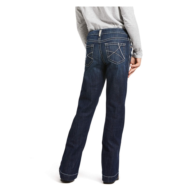 10032311 Ariat Girl’s Mid Rise Ella Trouser Jean – Naomi