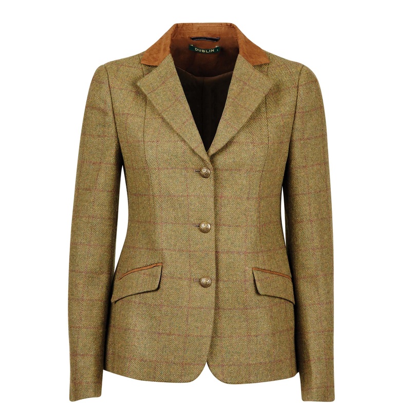 Dublin Albany Tweed Suede Collar Tailored Childrens Jacket