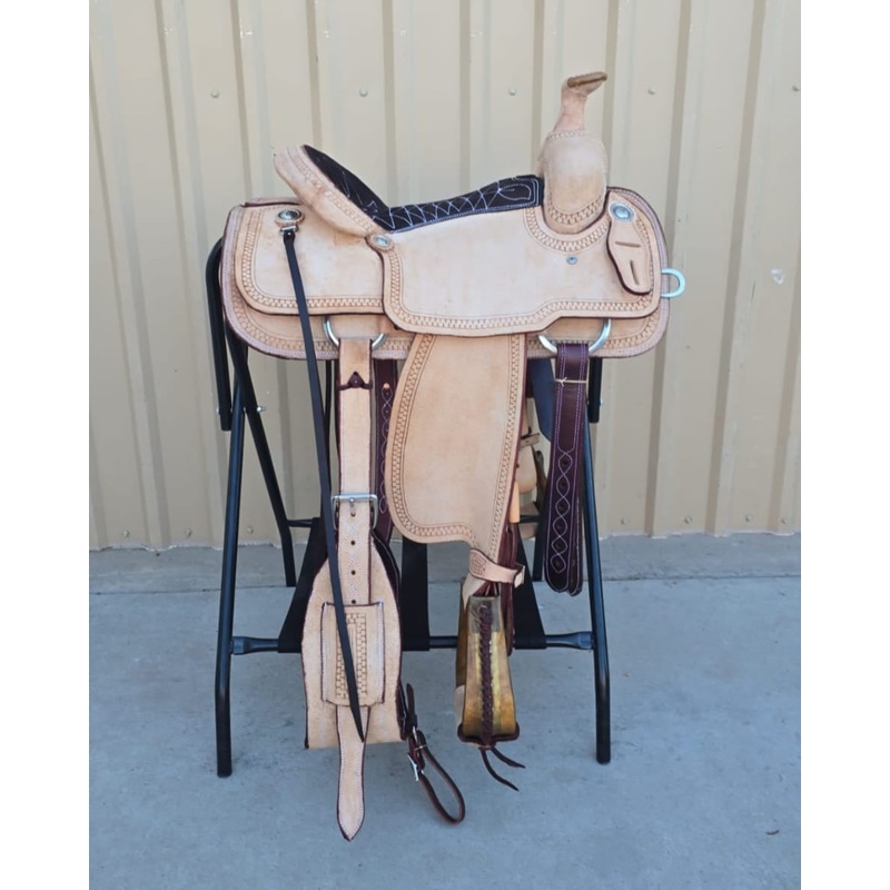 #1707 15″ Corriente Roping Saddle
