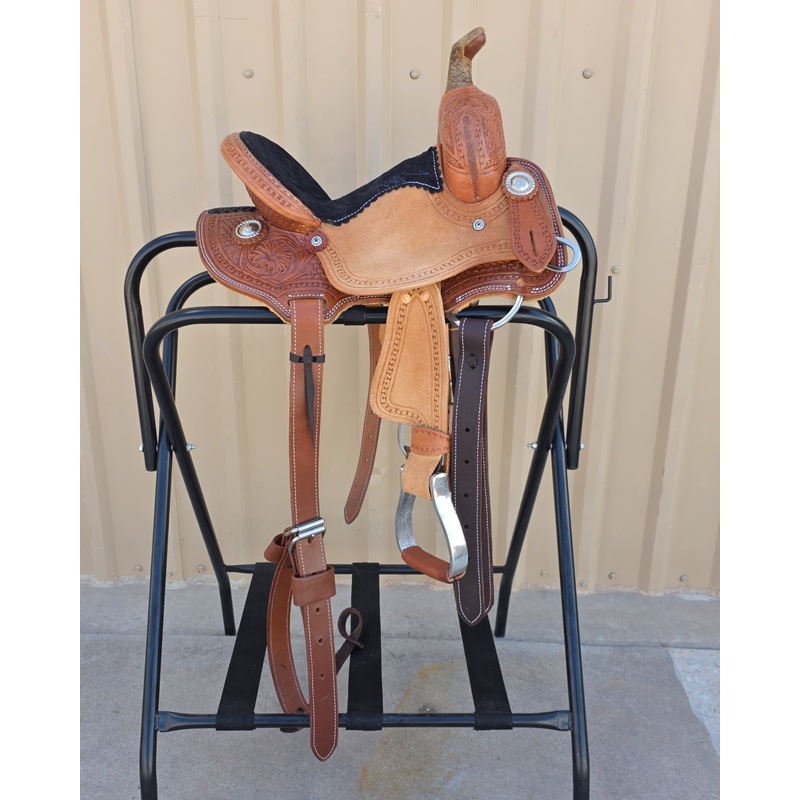 #1904 10″ Corriente Youth Kids Strip Down Barrel Saddle