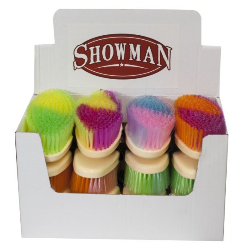 #72G209: Showman Two toned medium bristle brush