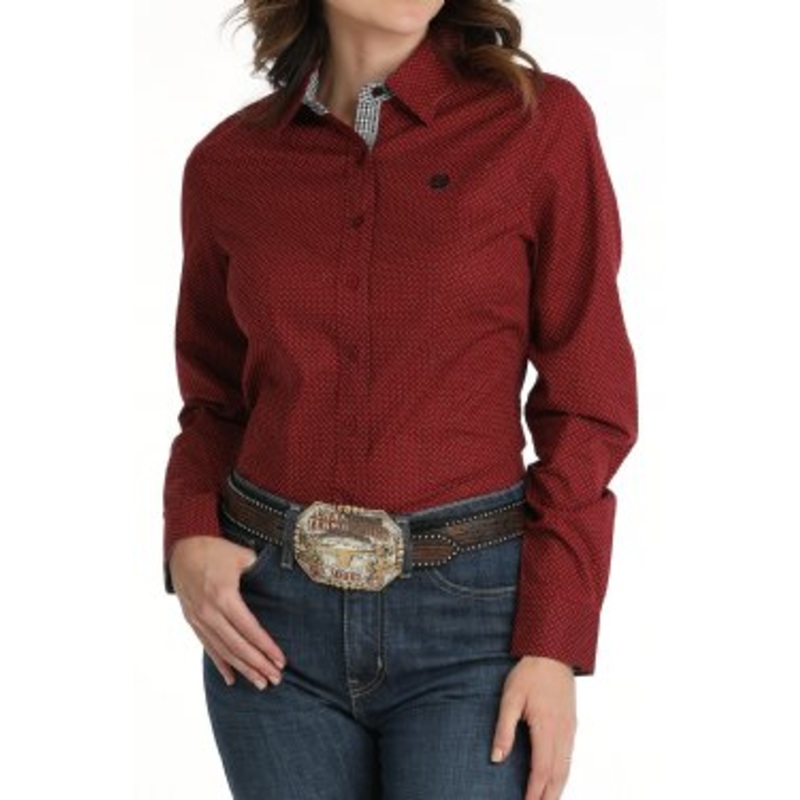 Ladies Polka Dot Cinch  ~ Red