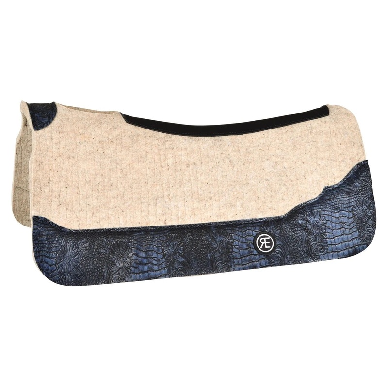Reinsman Apex Premium Wool Pad with Full Wear Leathers