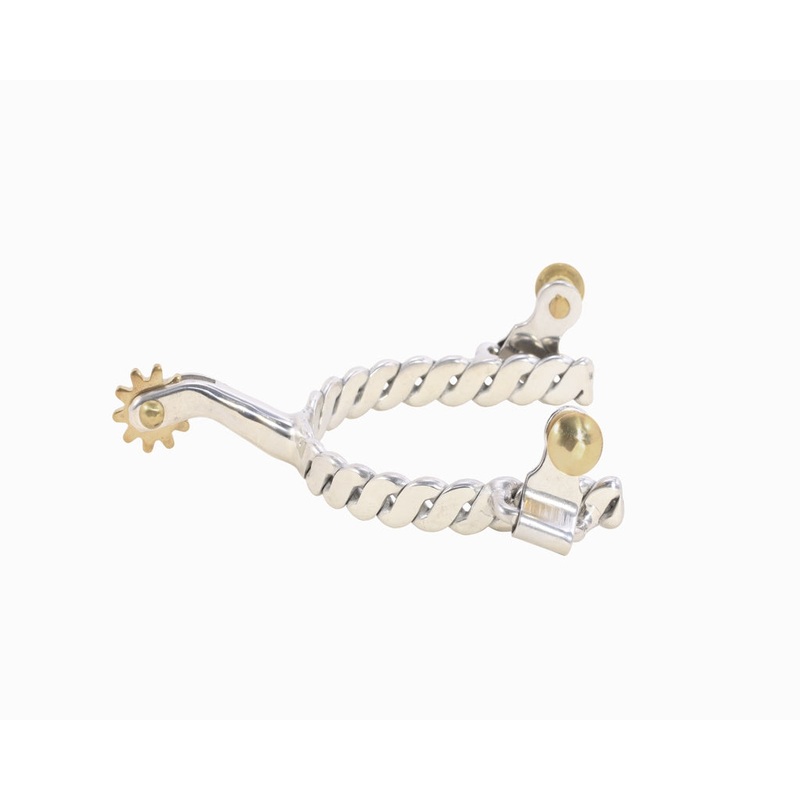 SB Rowel & Button Twisted Spur