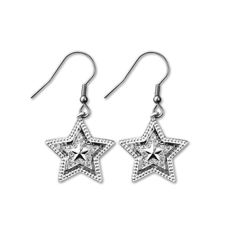 Western Edge Star Crystal Earrings TBER2030