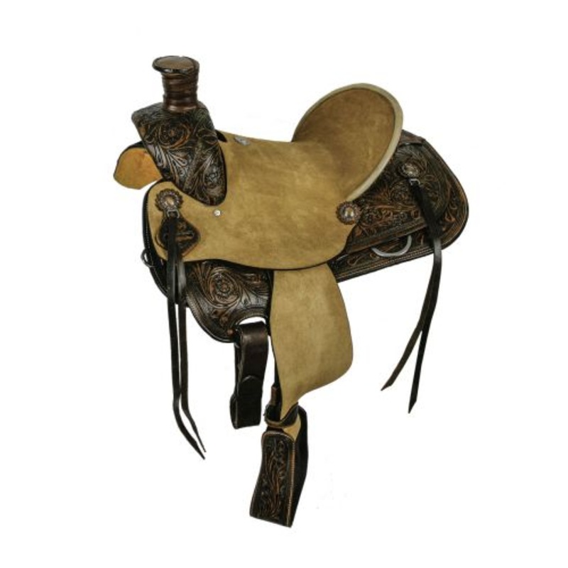 #15816: 14″, 15″Double THard Seat Roper Saddle