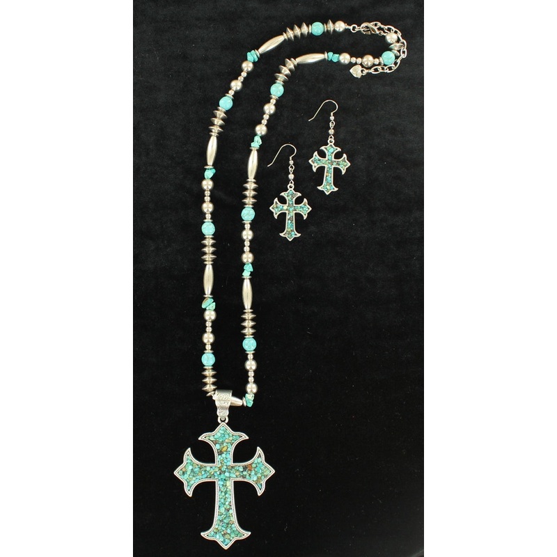 Blazin Roxx X-Large Cross Jewelry Set