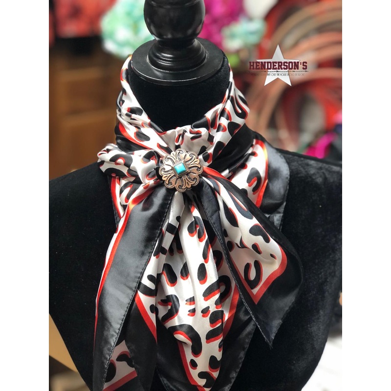 Rodeo Drive Wild Rags/Scarf ~ Red Leopard