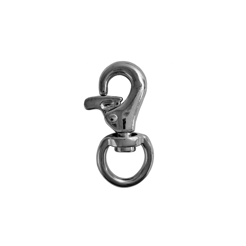 2 12 Easy Open Trigger Bull Snap Nickel Plated