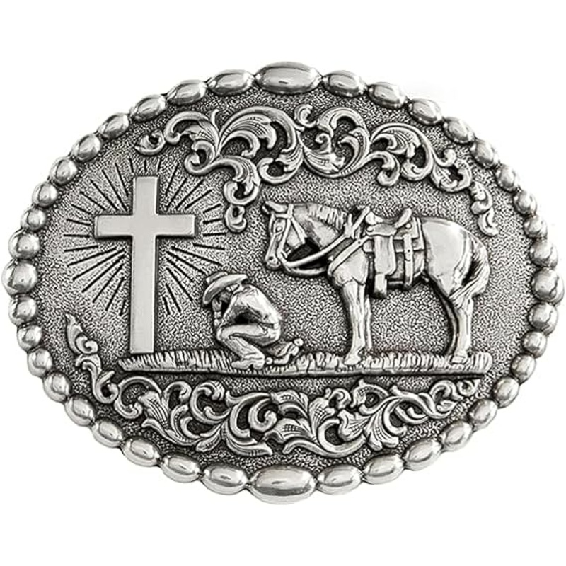 Praying Cowboy Belt Buckle
