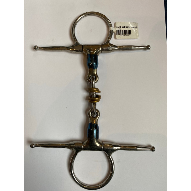 Trust Equestrian Trust Sweet Iron Full Cheek With Brass Rings
