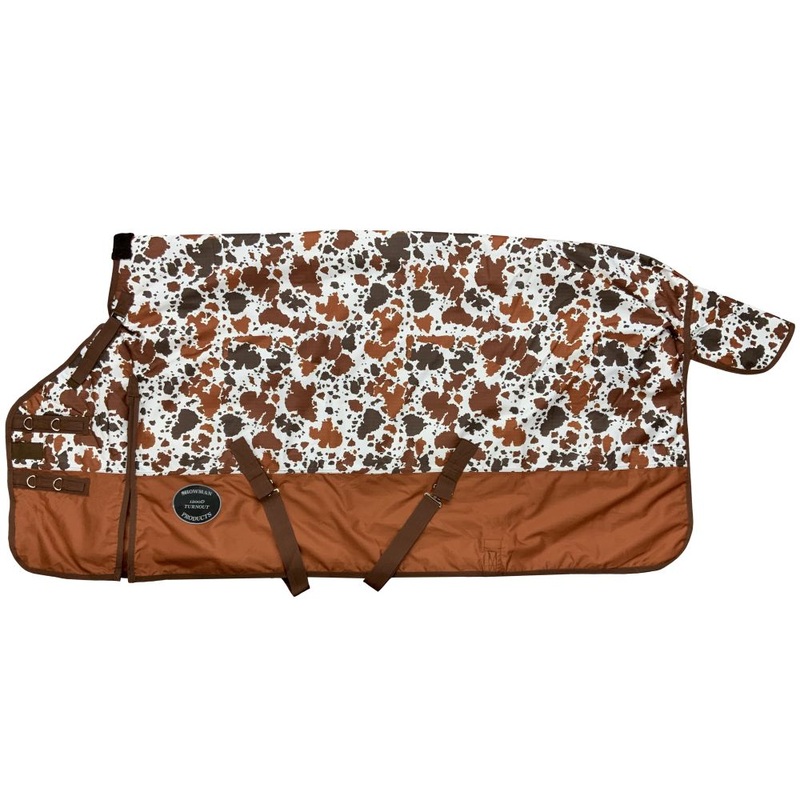1200D Cow Print Waterproof and Breathable Perfect Fit Turnout Blanket-FREE SHIPPING
