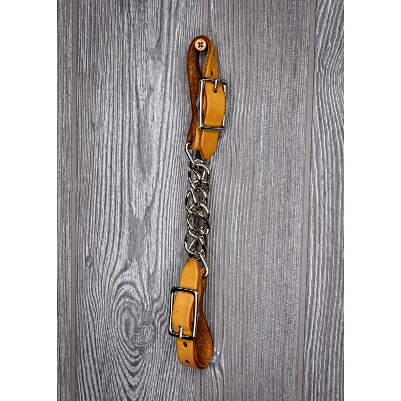 Flat Twisted Curb Chain W/ Straps