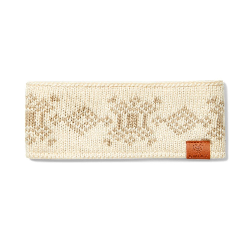 10041934 Ariat Women’s Patrona Headband – Natural / Burlap