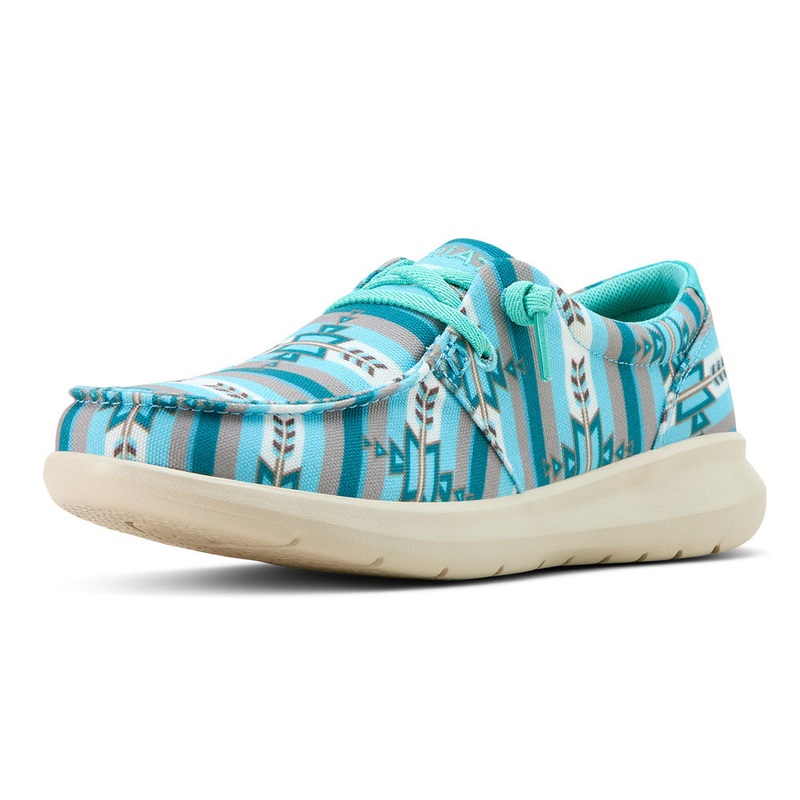 10061343 Ariat Women’s Hilo Shoe – Turquoise Texarkana