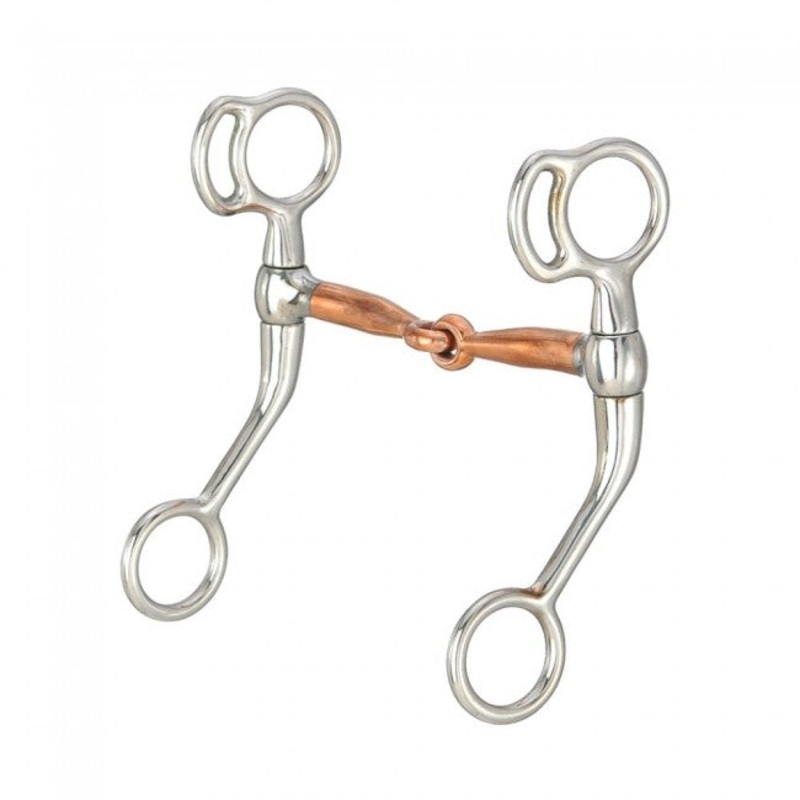 Miniature Tom Thumb W/Copper Mouth Snaffle ~ 4″
