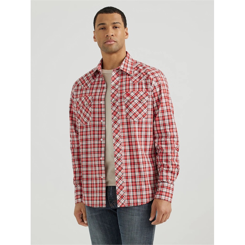 Men’s Wrangler Retro Plaid ~ Red