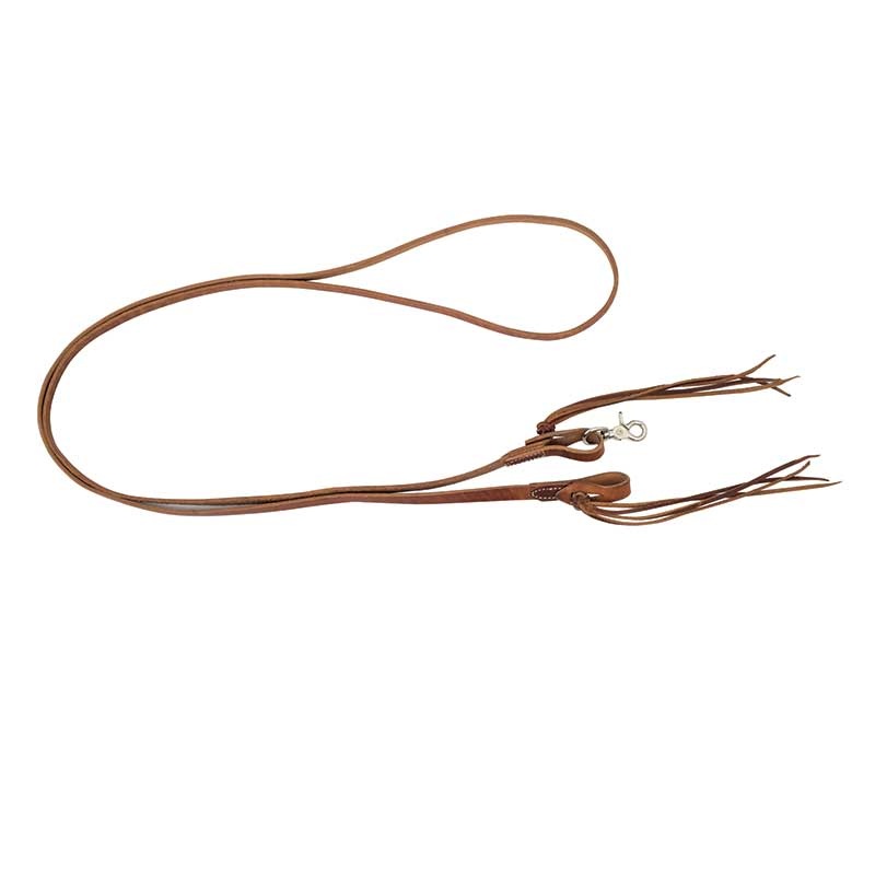 Partrade 5/8 x 8 Pineapple Knot Harness Leather Roping Reins